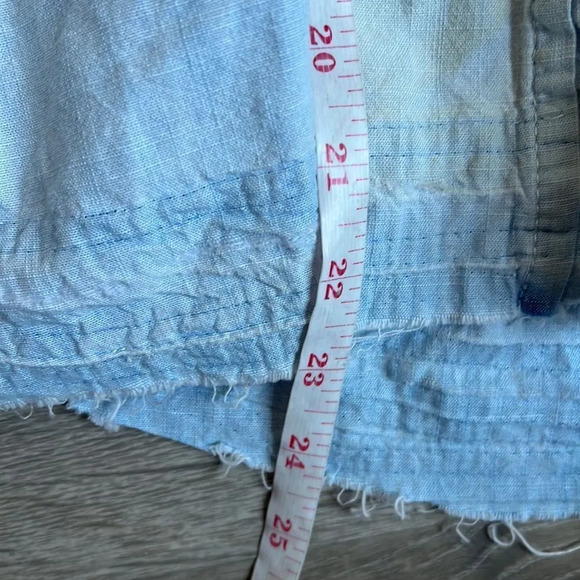 NEW Free People Set Sail Denim Top - Picture 12 of 12